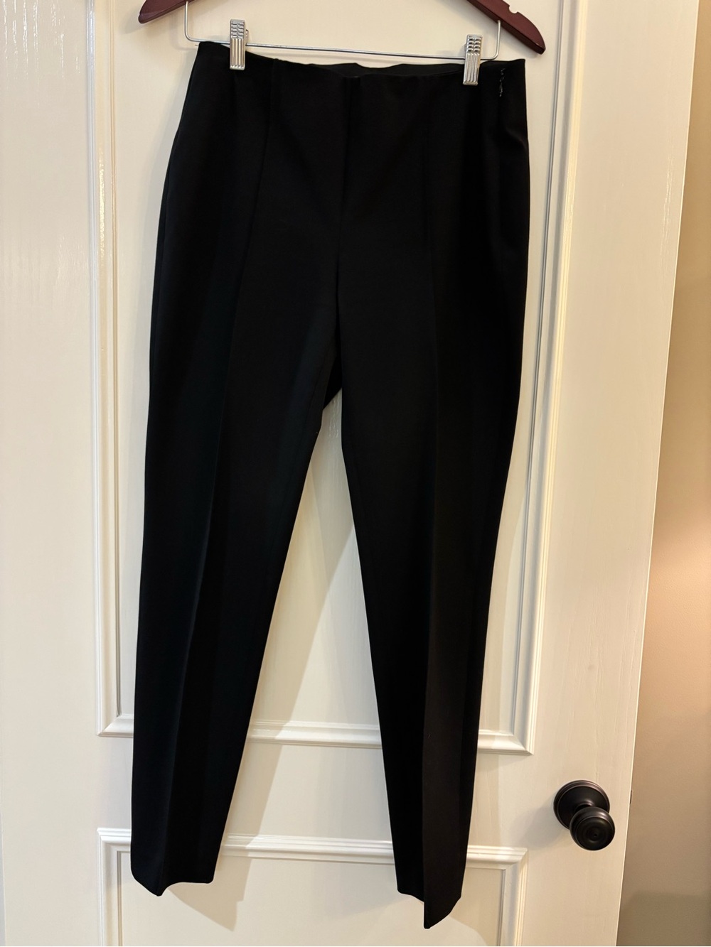 Vince Camuto Black Zip-Pocket Tailored Women's Pantsuit - Picture 5 of 7